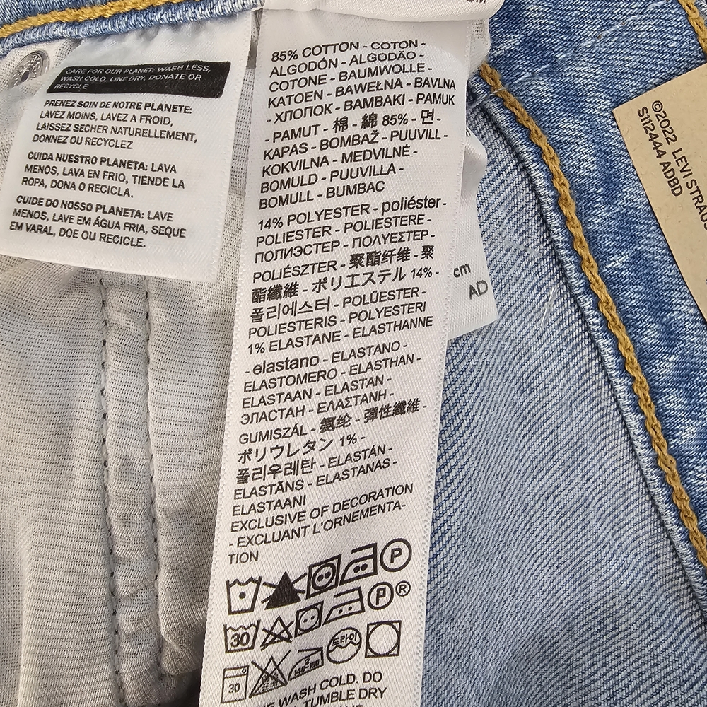 Levi's Ribcage Mid-wash Lightweight Ankle Length Jeans - Picture 9 of 9
